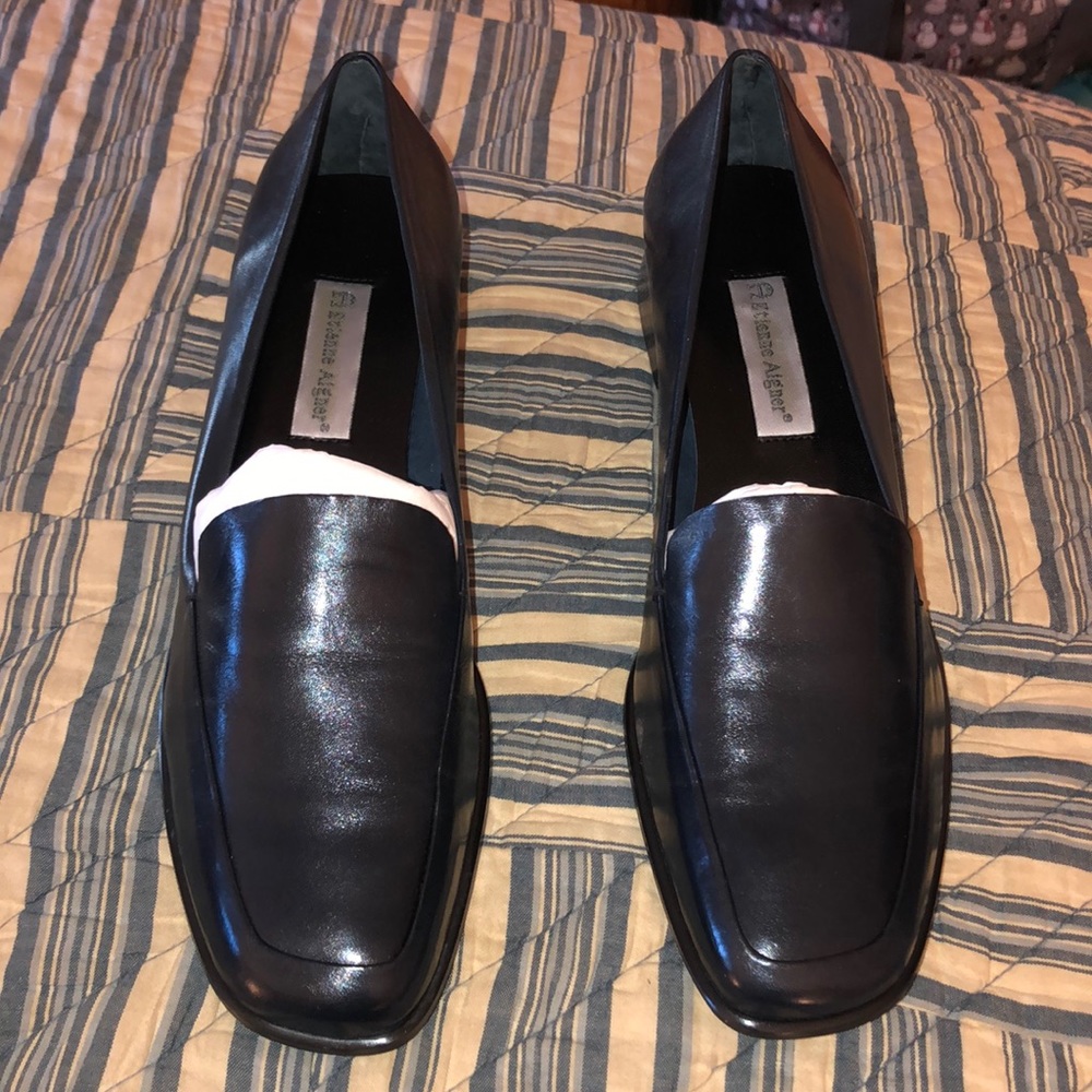 Etienne Aigner Navy Loafers Size 11 NIB